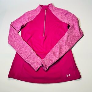 Under Armour running jacket Storm running jacket pink zipper pocket women size M